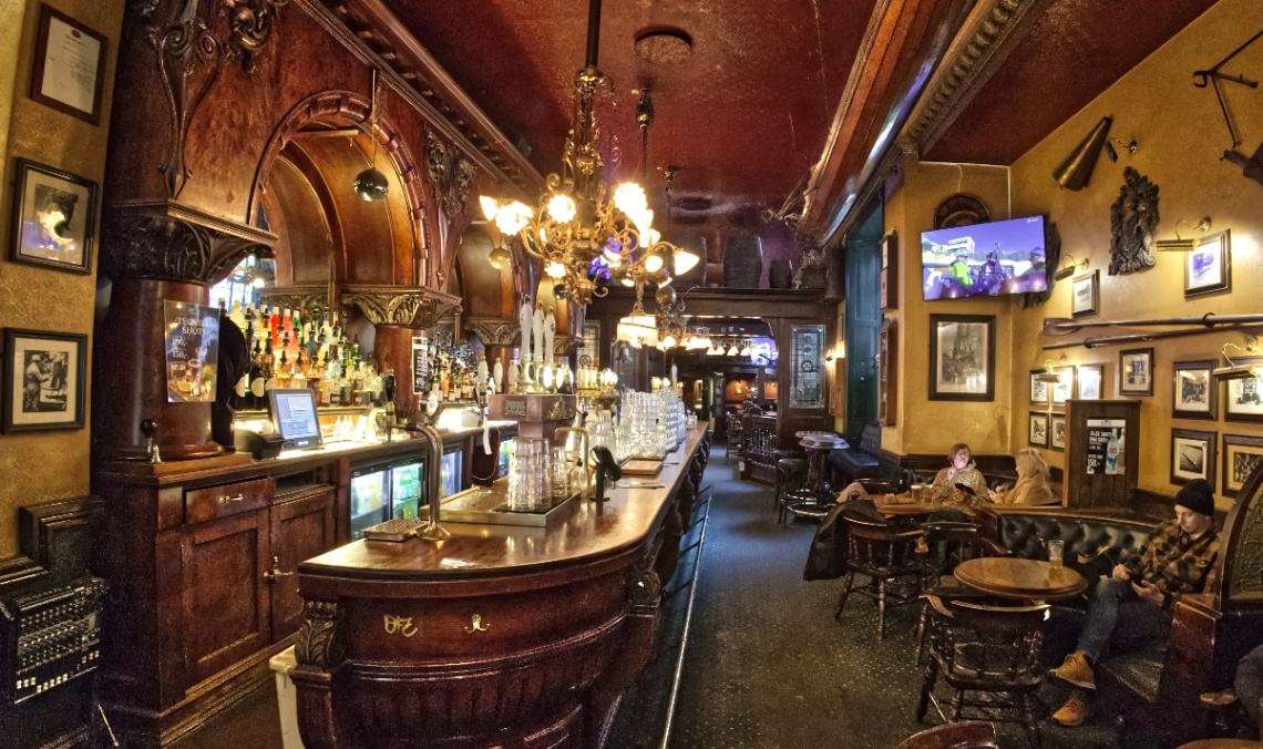 The Old English Pub in Copenhagen.