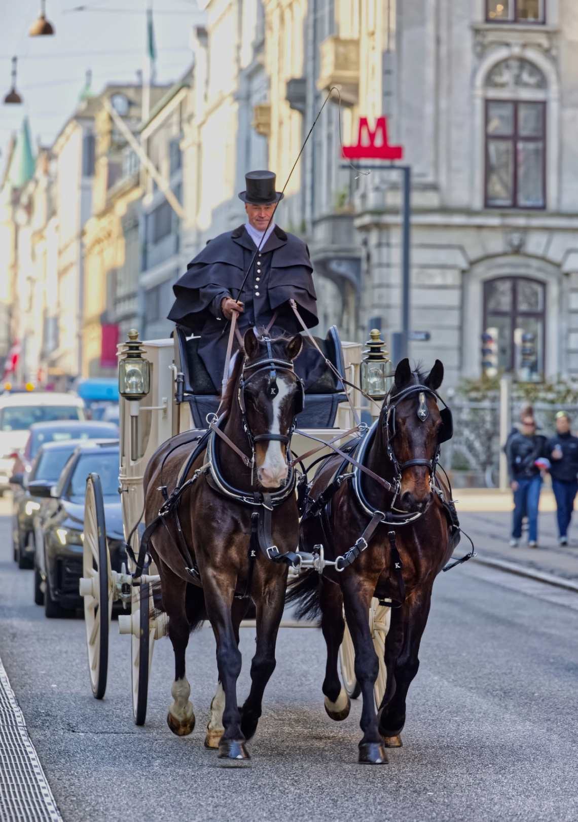 At Bredgade in Copenhagen - Denmark. April 2025.