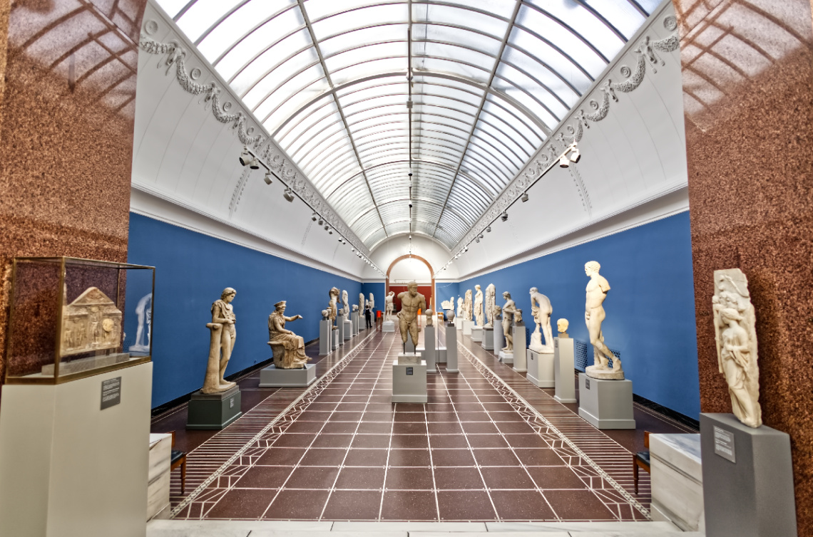 Ny Carlsberg Glyptoteket in Copenhagen - Denmark.