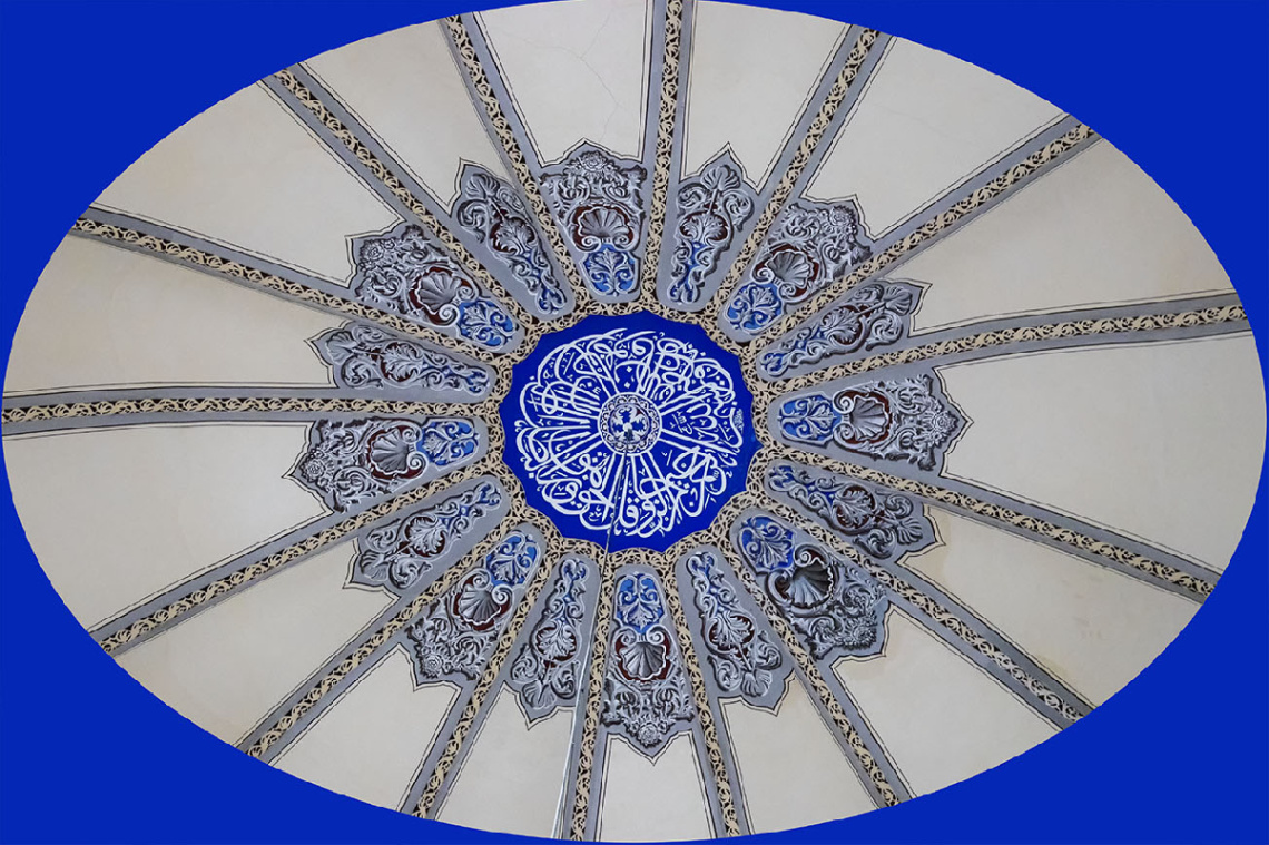 Küçük Ayasofya Camii Kubbesinden Bir Kesit