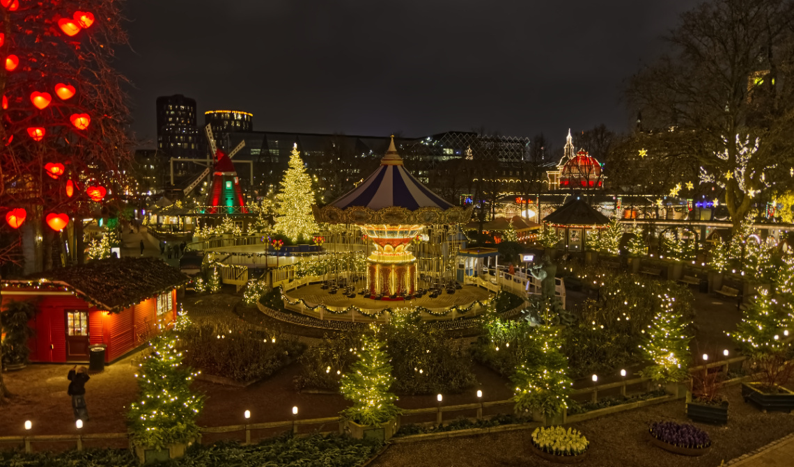 Tivoli in Copenhagen - Denmark - Christmas 2025.