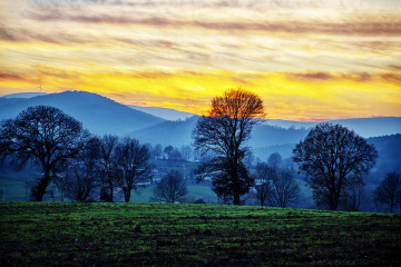 Gün Batımında Dallıca Sırtları