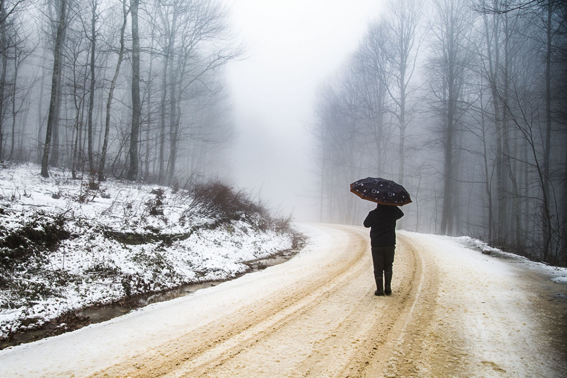 Çataldağın Karlı Yolları