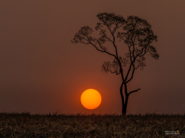 Um belo pôr do sol