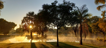 Amanhecer no Parque dos Lagos
