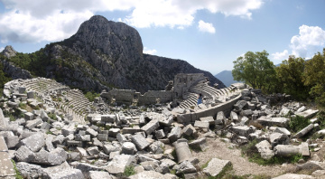 Termessos Antik Kenti Tiyatro