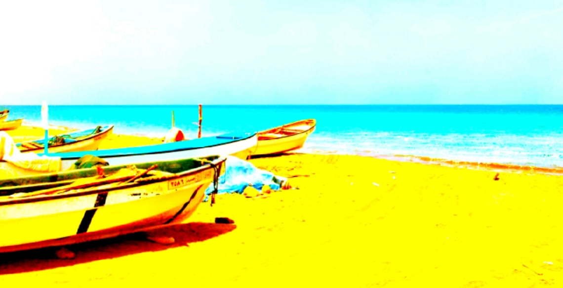 on the fishermen's beach