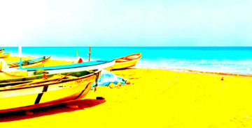 on the fishermen's beach