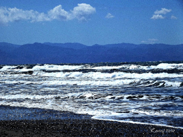 BLUE ... with white 