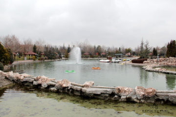 Kozağaç parkında kış sessizliği 