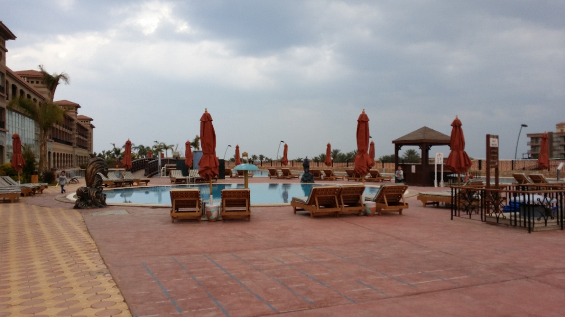 Egypt - winter cloudy morning