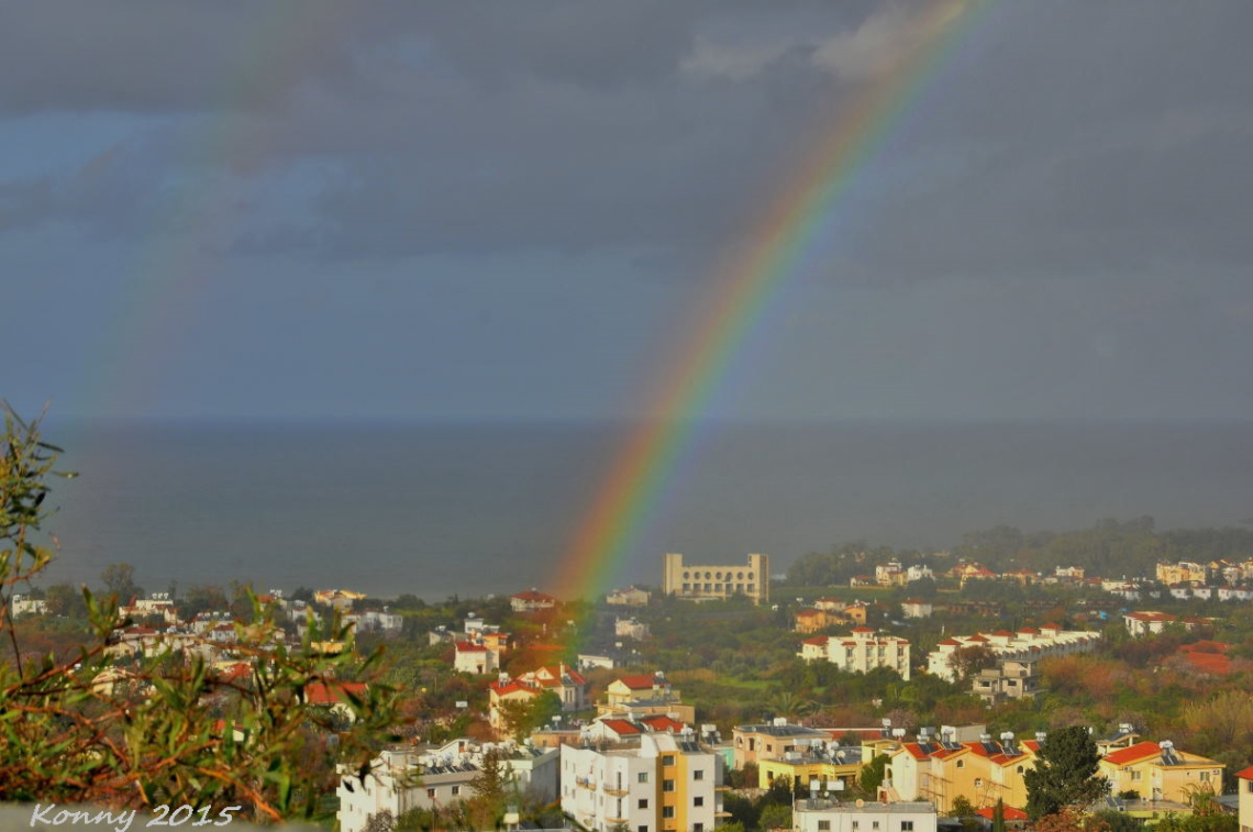rain rain rain..... and the 2 rainbows