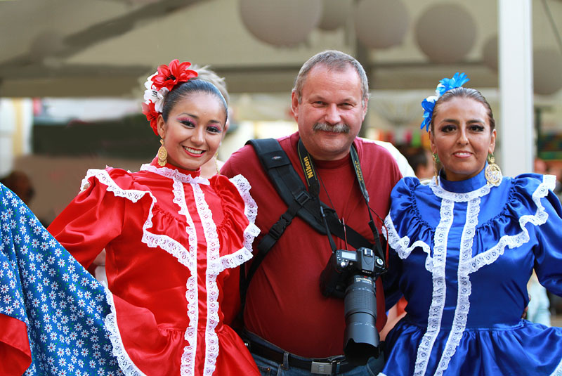Mexican dancers and I