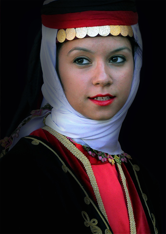 Portrait of a Turkish dancer