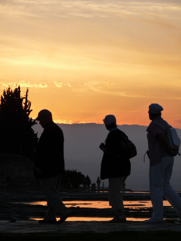 Gün Batarken Pamukkale