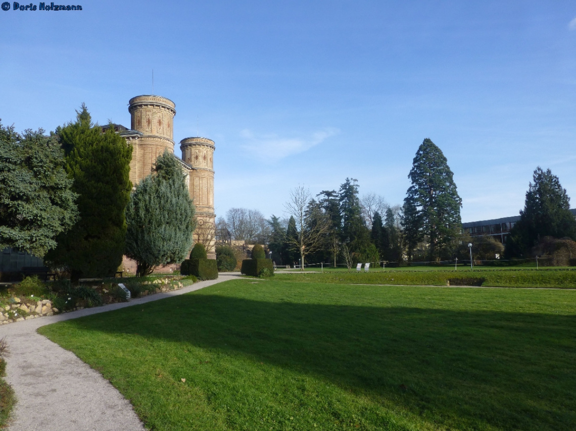 Kleiner Teil des botanischen Gartens in Karlsruhe