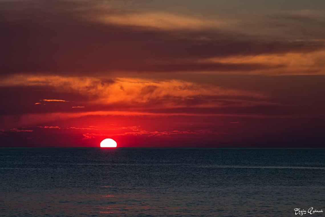 Karadeniz'de güne veda..