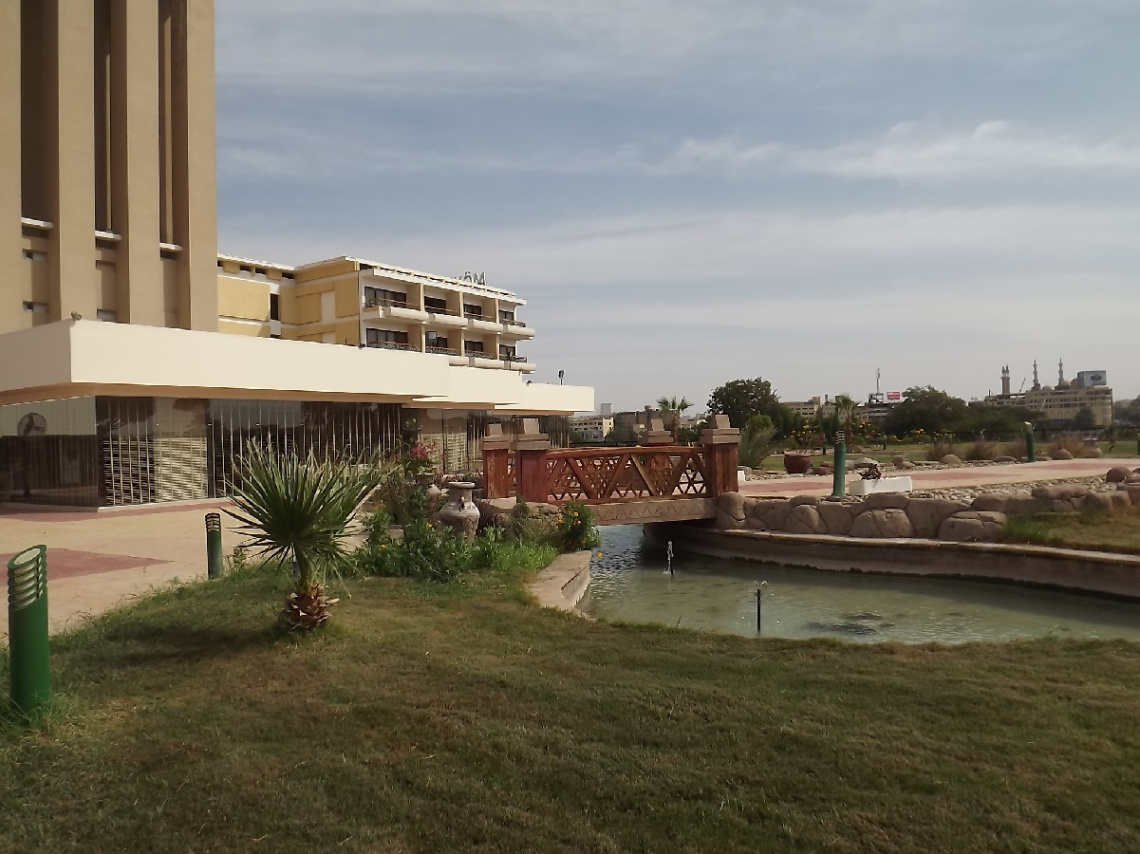 Egypt  -  Aswan - wooden bridge