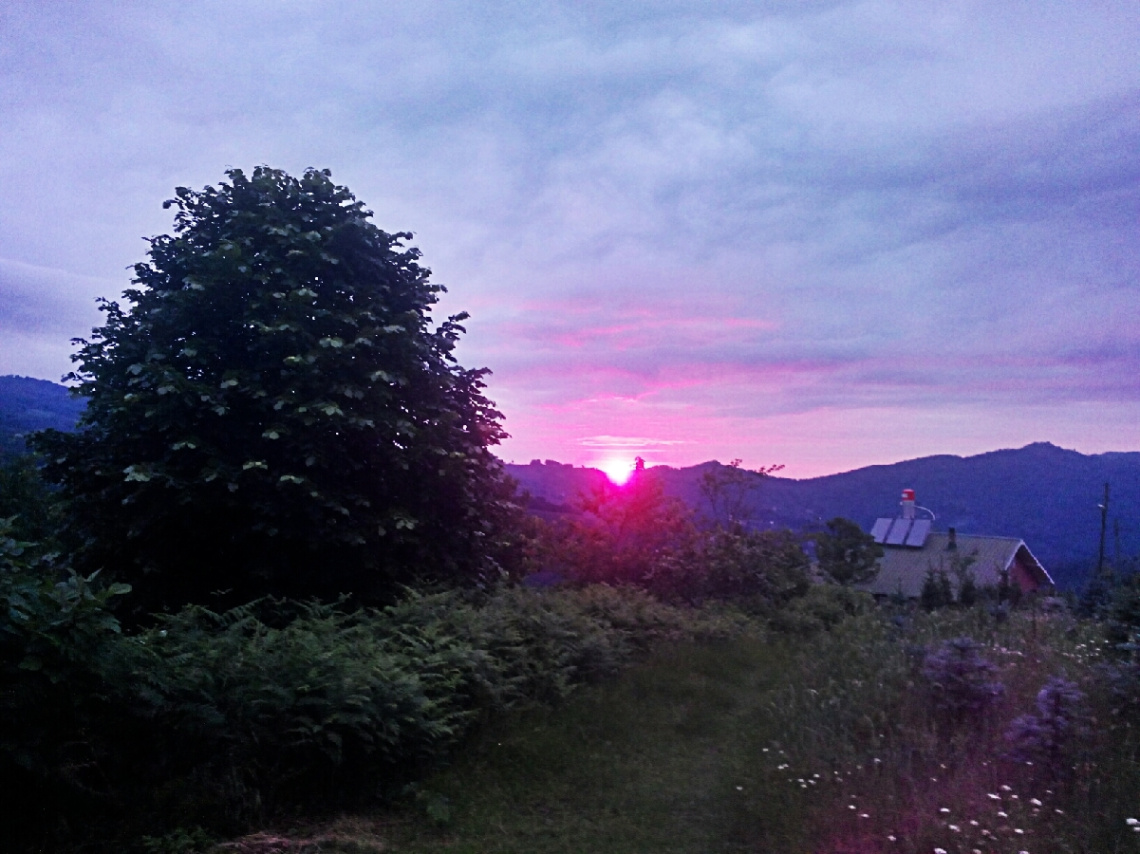 Ordu/yeşilköy de günbatımı