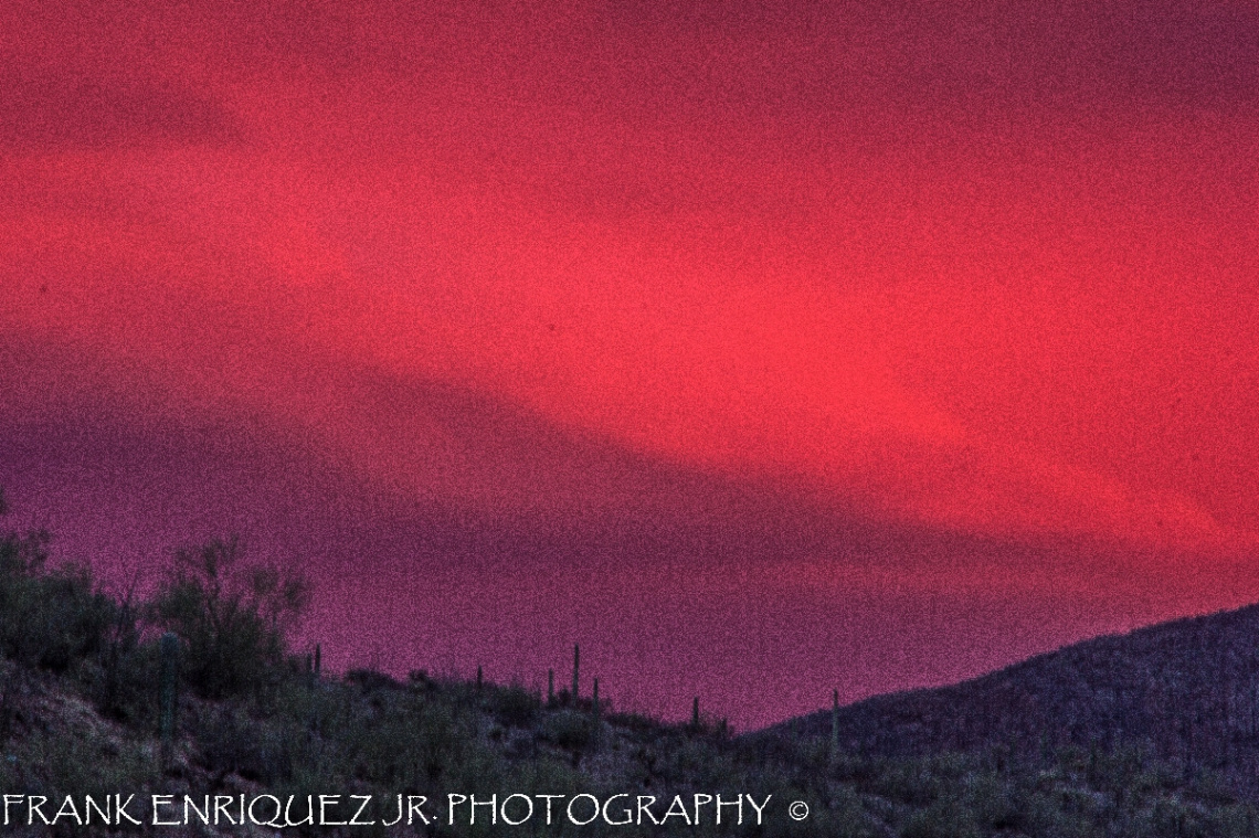 Arizona Post Monsoon Storm Colors