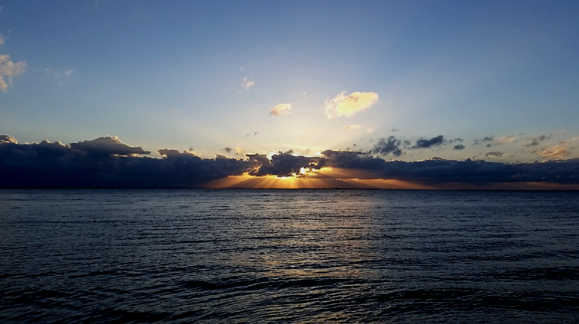 Sunrise At Bellevue Beach Near Copenhagen