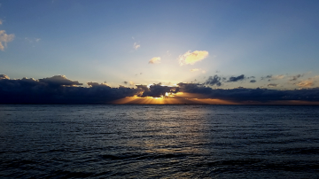 Sunrise At Bellevue Beach Near Copenhagen