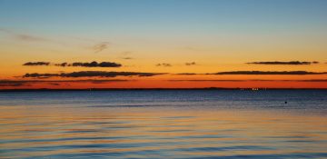 Just before the sun rose...