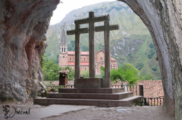 The cave shrine of Covadonga