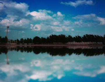 On a cloudy day 