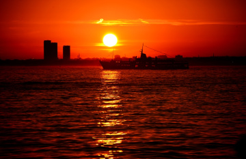 İstanbul'da Günbatımı