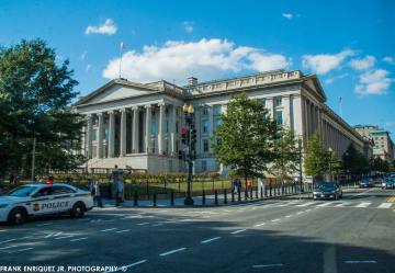 Treasury Department In Washington D.C.  10/15