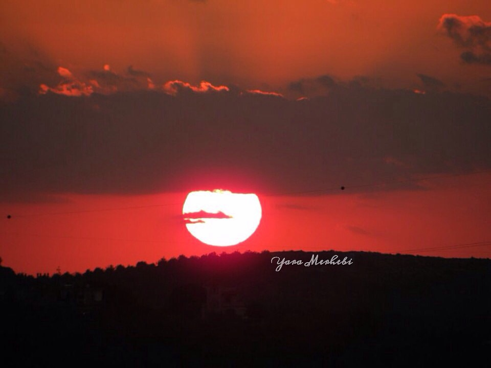 Lebanese summer sunset