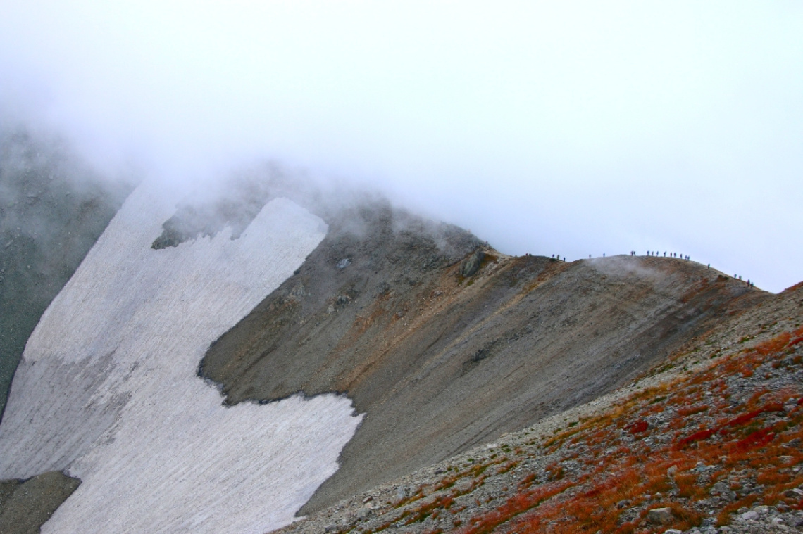 Ridge walking like ants