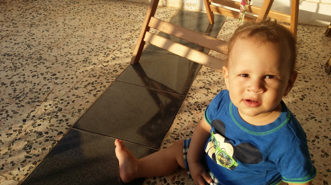Egypt - Alexandria - my grandson Adam