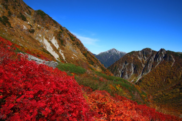 Red and mountain
