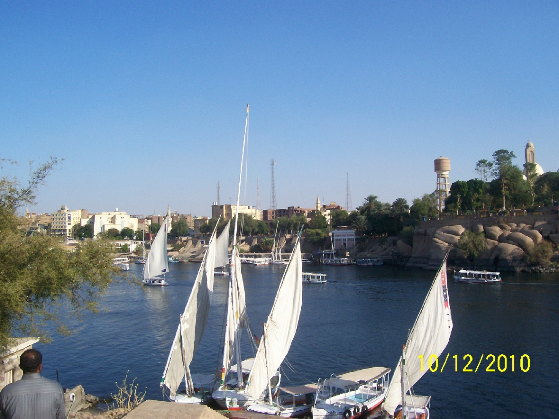 Egypt - Aswan - sail boats