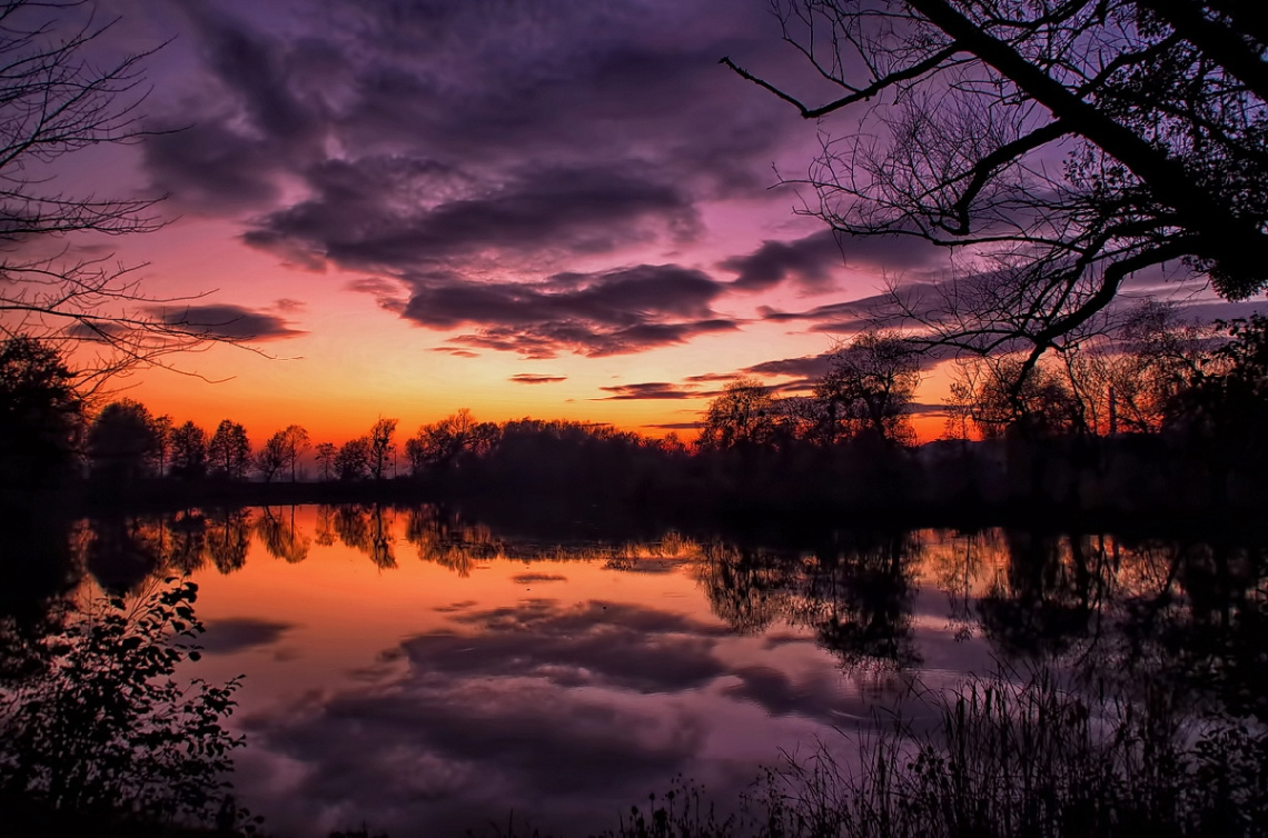 Purple sunset