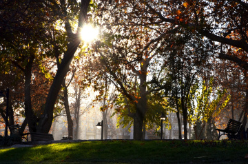 Yazıcıoğlu Parkı'nda Sonbahar