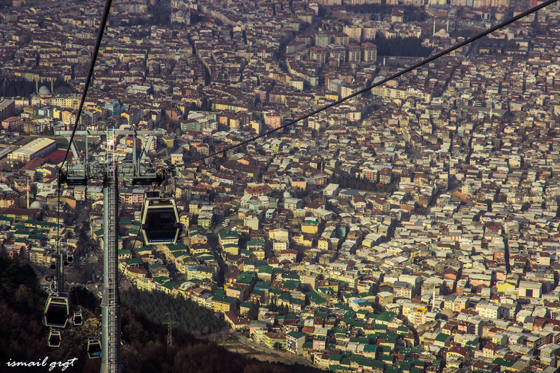 1634 m'lik Rakıma Doğru İlerlerken Bursa 