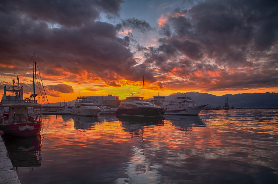 Burning sky