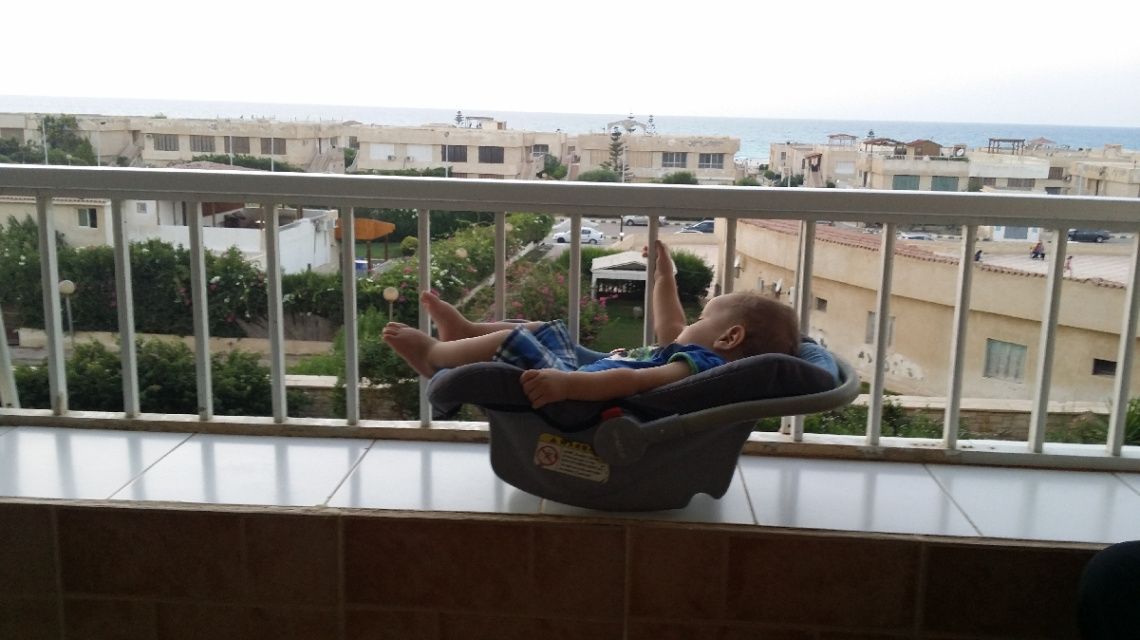Egypt - North coast - My grandson
