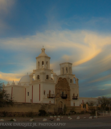San Xavier Del Bac Mission In Tucson Arizona