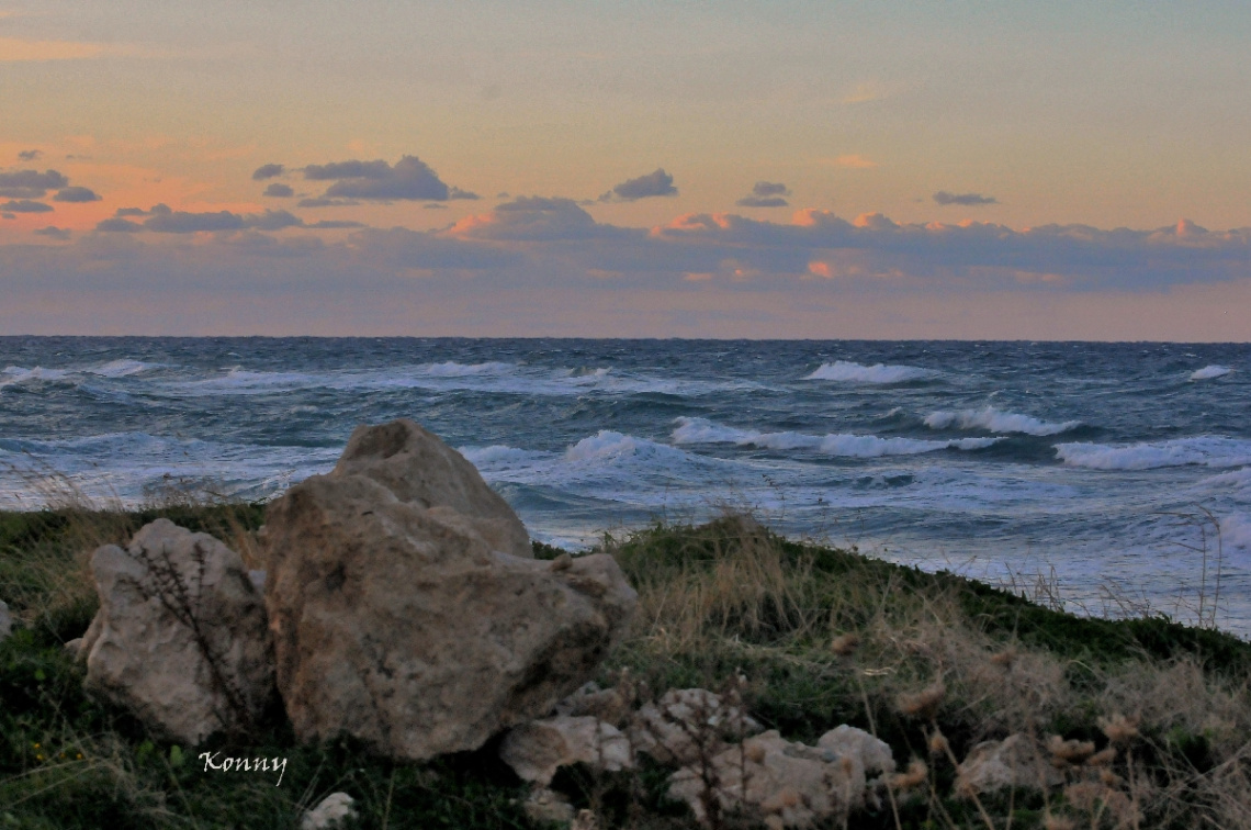 winterday near the sea 