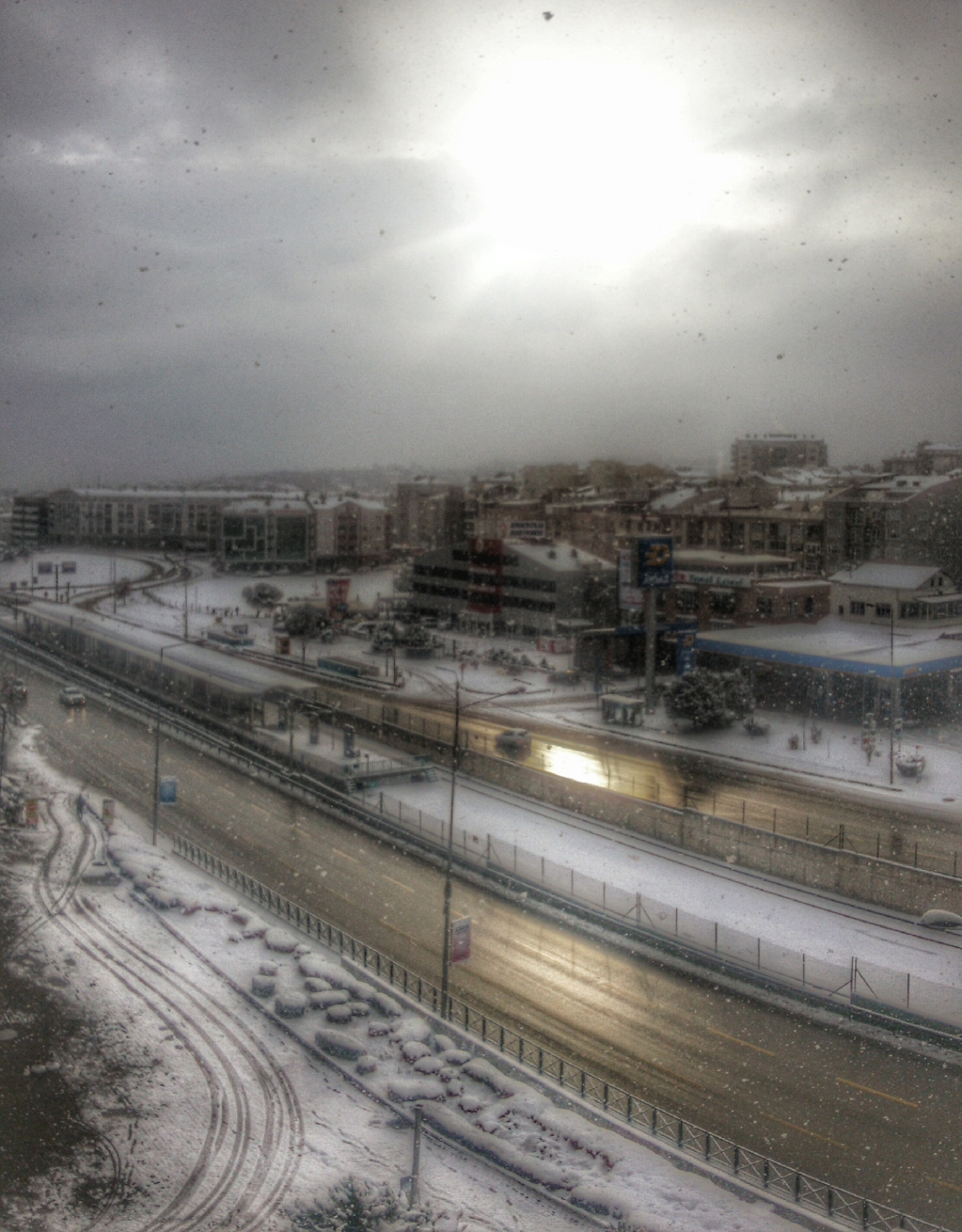 both snow and sun