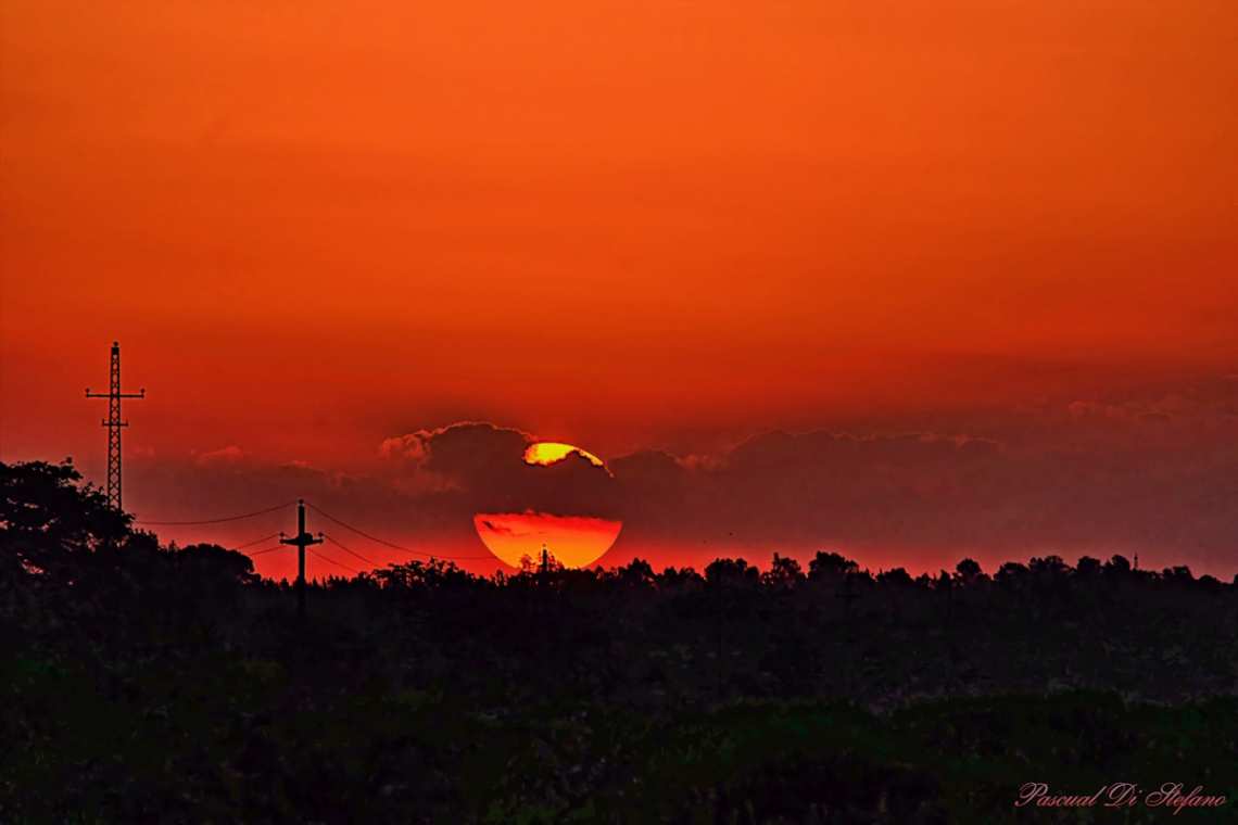 Sunset in the field II