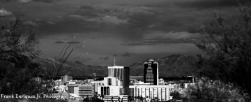 Infrared Tucson In Black And White  3/8/16