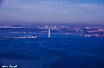 Aşıklar Tepesinde İzmit Körfez Köprüsü...