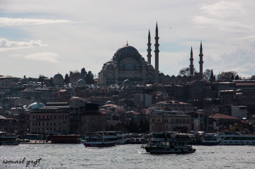 Eminönünden Süleymaniye Cami 