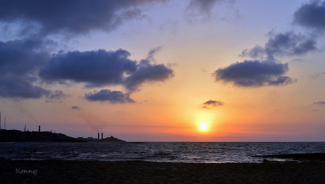 power plant & beach 
