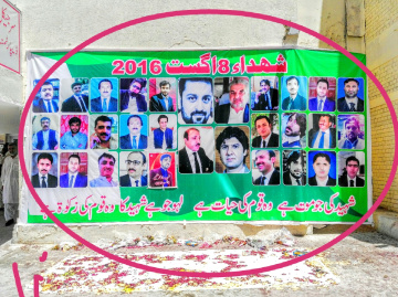 Martyred lawyers of Quetta we Miss you